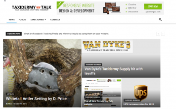 The all New Taxidermy Talk website
