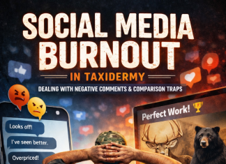 Social Media Burnout in Taxidermy: Staying Sane in a World of Highlight Reels Social Media Burnout in Taxidermy: Staying Sane in a World of Highlight Reels