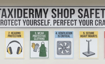 Taxidermy Shop Safety: Protecting Yourself While Perfecting Your Craft Taxidermy Shop Safety: Protecting Yourself While Perfecting Your Craft