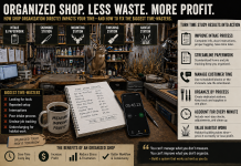 How Shop Organization Impacts Your Time (And How to Fix the Biggest Time-Wasters) How Shop Organization Impacts Your Time (And How to Fix the Biggest Time-Wasters)